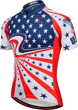 Uriah Men's Cycling Jersey Short Sleeve Breathable Large River Star