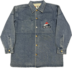 Avirex Denim Jacket ( L )