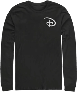 Men's Disney Pocket Hit  Long Sleeve Shirt - Black - 2X Large