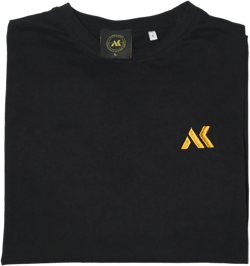 Basic T-Shirt Logo Embroidery Gold
