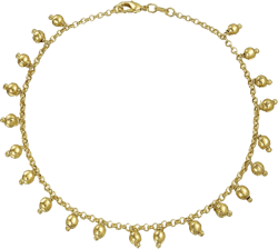 Bling Jewelry Multi Nautical Dolphin Heart Dangle Ball Charms Anklet Anchor Link Figaro Chain Ankle or Bracelet For Women Teens 18K Gold Plated Brass Adjustable 5-10 Inch Yellow-Nov 10 Inches