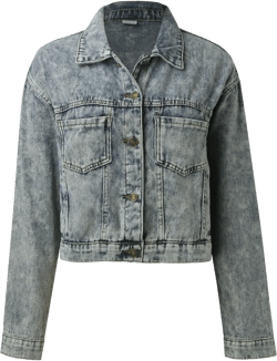 Jeans Jackets for Women Solid Long Sleeve Oversized Button Down Trendy Casual Comfort Denim Jackets Fall Coat Tops