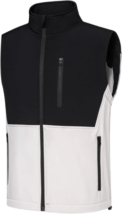 Msmsse Men's Outerwear Lightweight Vest Standing Collar Puffer Sleeveless Jacket for Hiking Running Golf