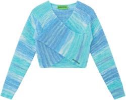 Women Sweater Gradient Color Short Sweater Women's Autumn