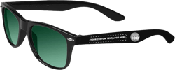 DISCOUNT PROMOS Gradient Lens Sunglasses - Custom - Green 100 sunglasses