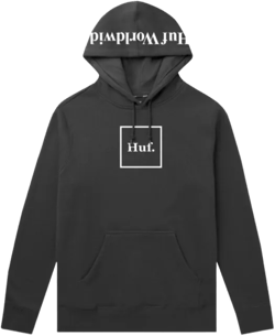 Box Logo Hoodie Black Huf