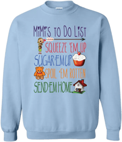 Mimi's To Do List Crewneck Sweatshirt