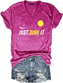 Pickleball Shirts Women Heartbeat Print Graphic Tshirt Summer Casual Tee Tops X-Large Zz Rosy