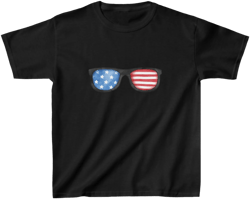 4th of July Women's Graphic Baby Tee Collage. Y2K aesthetic scrapbook collage shirt. Independence Day shirt. Retro Graphic Top for women