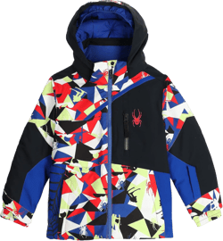 Spyder Boys Challenger Insulated Ski Jacket Red Combo 4