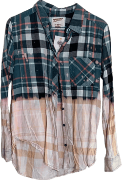Women's Slate Blue Bleached Flannel