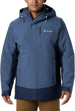 Columbia Mens Lhotse Iii Interchange Jacket Dark Mountain/Collegiate Navy Medium