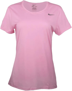 Nike Legend Women's Short Sleeve Shirt, Pink, Large