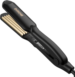 Crimping Iron Hair Crimper for Hair DSHOW Hair Waver Volumizing Crimper with Titanium Ceramic Plates Styling Tools for Women Girls Black