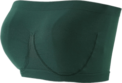 Women's Bandeau Crop Tube Top Bras Lace Strapless Bras Wireless Chest Wrap Stretch Bralettes Sports Yoga Bandeau Bra C- Green XX-Large