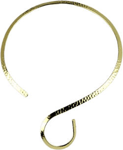 Fashion Geometry Punk Jewelry Metal Torques Choker Women Collar Statement Necklace Gold