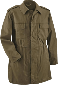 Genuine Czech Military Issue M85 Parka Cotton Blend Jacket Military Surplus, Olive Drab Green 100 cm (Large), 65" Olive Drab