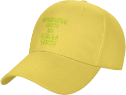 Women's Reproductive Rights are Human Rights Baseball Cap Adjustable Classic Dad Hat for Men Women,Black Yellow One Size