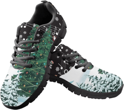FKELYI Christmas Running Shoes for Women Athletic Tennis Sneakers Breathable Walking Flats 10 Christmas-9
