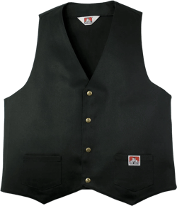 Ben Davis Solid Black Vest