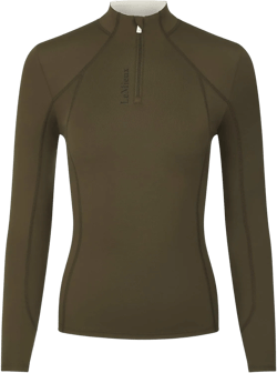 LeMieux Women's Base Layer Top - UV50+ - Sweat Wicking & Breathable - Equestrian Apparel & Gear for Horseback Riding Alpine 6