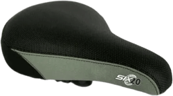 Velo Dirt Jump Saddle - 8mm Rails, Kevlar Side Panels, Grey/Black