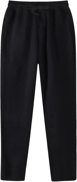Sweatpants for Mens Womens Joggers Pants Elastic Waist Workout Track Pants Stretch Sports Trousers 2024 Fall Winter X-Large C- Black