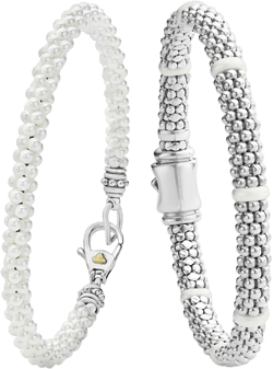 White Caviar White Ceramic Caviar Bracelet Gift Set