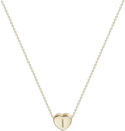 Tiny Gold Initial Heart Necklace-14K Gold Filled Handmade Dainty Personalized Letter Heart Choker Necklace Gift for Women Necklace (Gold-I, One Size) : Clothing, Shoes & Jewelry