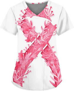 Breast Cancer Scrub Tops Scrub Tops Women Print Scrub Tops Women Scrub Tops Women Floral Scrubs Tops for Women Scrubs for Women Tops Scrub Tops Women Print Print Scrub Tops Women Anatomy