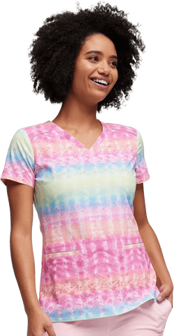 HeartSoul Break On Through Women Scrubs Top V,Neck HS638