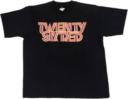 26 Red Disco Logo T-Shirt (Black)