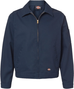 Dickies Men's Jacket Unlined Eisenhower Full Zip Slash-Front Pockets Coat JT75, Dark Navy, 3XL