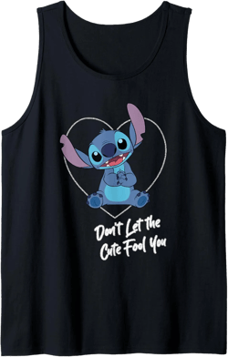 Disney Lilo & Stitch Don't Let The Cute Fool You Chest Logo Tank Top