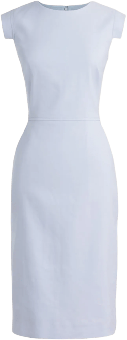 Resume dress in stretch linen blend