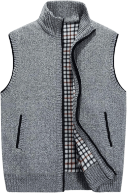 RTRDE Men's Lightweight Vests Golf Warm Outdoor Sleeveless Jacket For Hiking Travel Running Casual Puffer Vests, M-4XL 3X-Large Gray