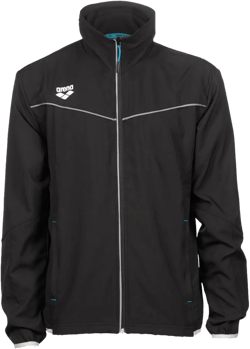 ARENA Unisex Team Sports Panel Front Full Zip Lightweight Athletic Active Workout Warmup Jacket for Men Women 3X-Large Black