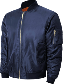 Mens MA-1 Flight Bomber Jacket Active Casual Military Outwear Medium 1iv01_navy