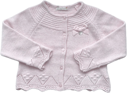 Pink Wool and Cashmere Cardigan 4017