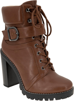 BCBGeneration Women's Padina Combat Boot 8.5 Sugar Almond