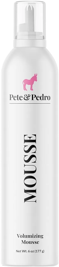 Pete & Pedro MOUSSE - Whip Volumizing Mousse Hairstyling Spray, Adds Body & Volume For Smoother Blowout Finish | Argan Oil & Wheat Protein For Hydration, Softness, Shine & Strength | Shark Tank Featur
