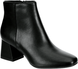 Michael By Michael Shannon Hope - Women's Faux Leather Zip-up Dress Ankle Boot 6.5 Black