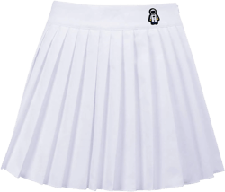 Yoyorule Women's Zipper Sexy Cute Side Pleated Thin Pattern Short Skirt Sexy Skirt Skirt Pencil Skirts for Women Below Knee White