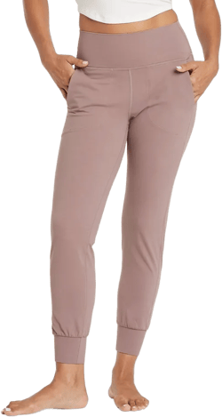 Women&#39;s Everyday Soft High-Rise Jogger Pants - All In Motion&#8482; Light Brown XS