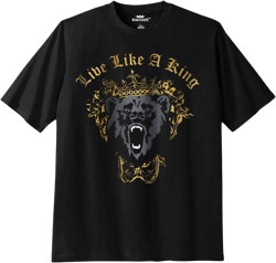 KingSize Men's Big & Tall Easy Style Graphic Tee