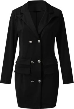 Womens Blazer Open Front Sexy Elegant Formal Suit Jackets Dress for Work Office Business Coat Foreign Jackets