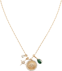 Assorted Eye Charm Necklace