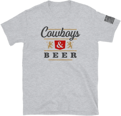 Cowboys and Beer - Short-Sleeve Unisex T-Shirt