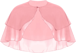 Women's Soft Chiffon Sheer Double-Layered Shawl Wraps Shrug for Evening Dresses Wedding Cape Bolero Cover Up #2 Pink One Size
