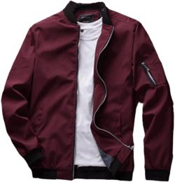 UIOKLMJH Spring Men's Bomber Zipper Jacket Male Casual Streetwear Hip Hop Slim Fit Baseball Coats Men Clothing Plus Size Large Red